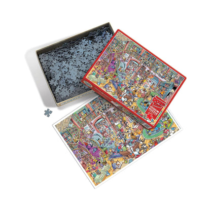 Cobble Hill Doodletown: Bookshop Bedlam  - 1000 Piece Puzzle