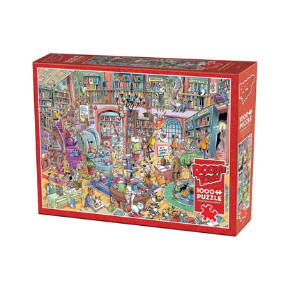 Cobble Hill Doodletown: Bookshop Bedlam  - 1000 Piece Puzzle