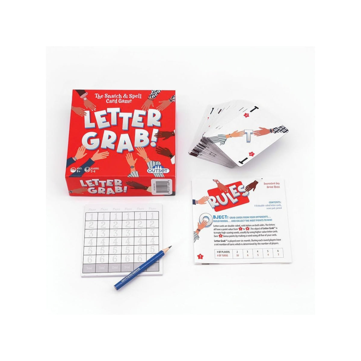 Letter Grab Game - The Snatch & Spell Card Game