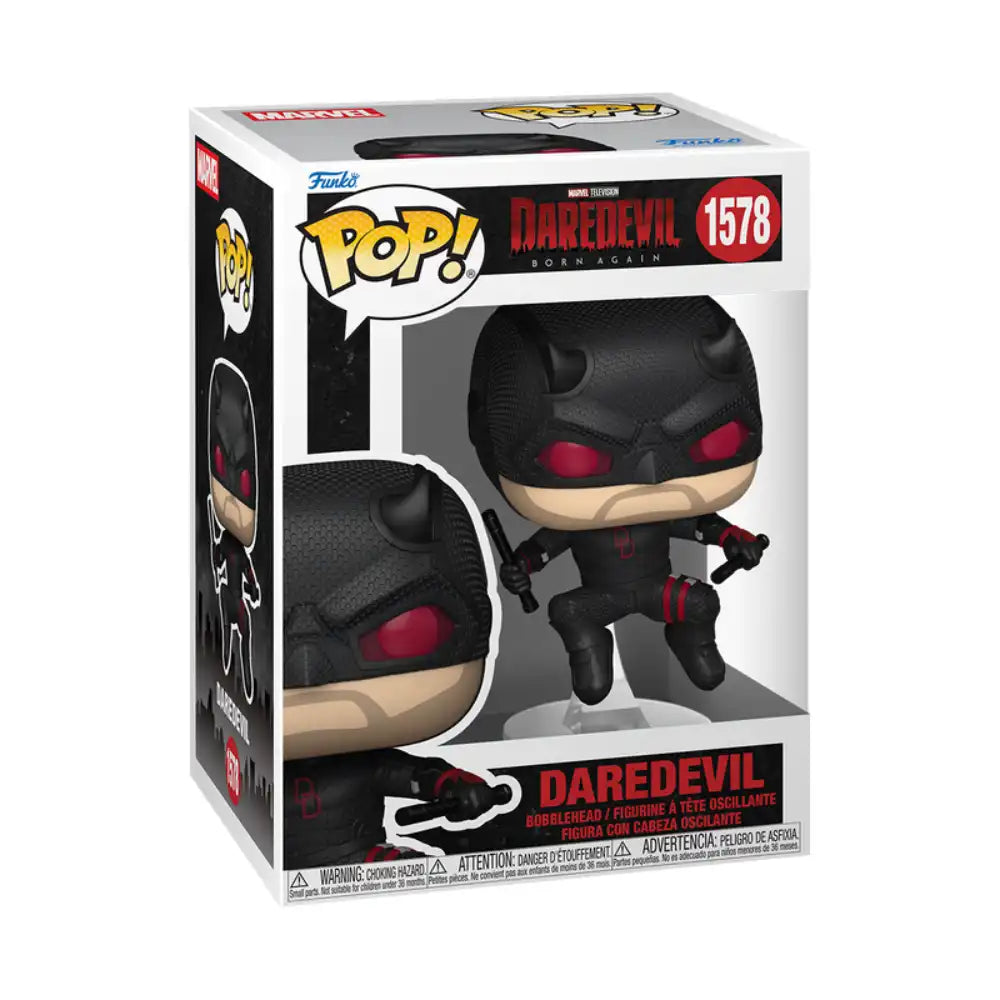 Funko Pop! Comics & Superheroes: Marvel - Daredevil Pop! Daredevil (Black Suit) (Born Again)