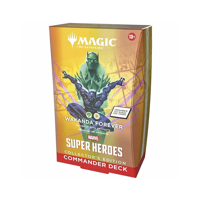 Magic The Gathering: Marvel Super Heroes Collector Commander Deck - Wakanda Forever