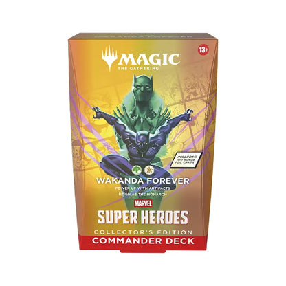 Magic The Gathering: Marvel Super Heroes Collector Commander Deck - Wakanda Forever