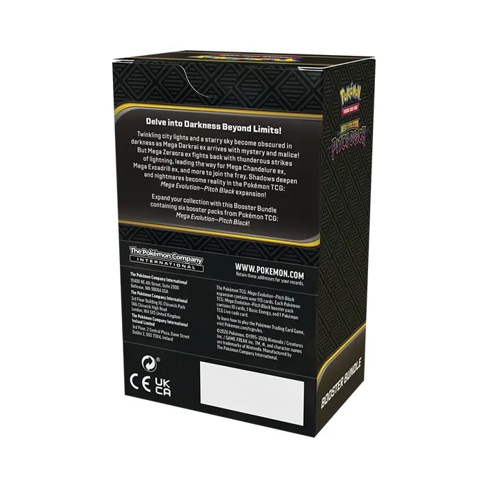 Pokemon TCG: Mega Evolution Pitch Black (ME05) Booster Bundle