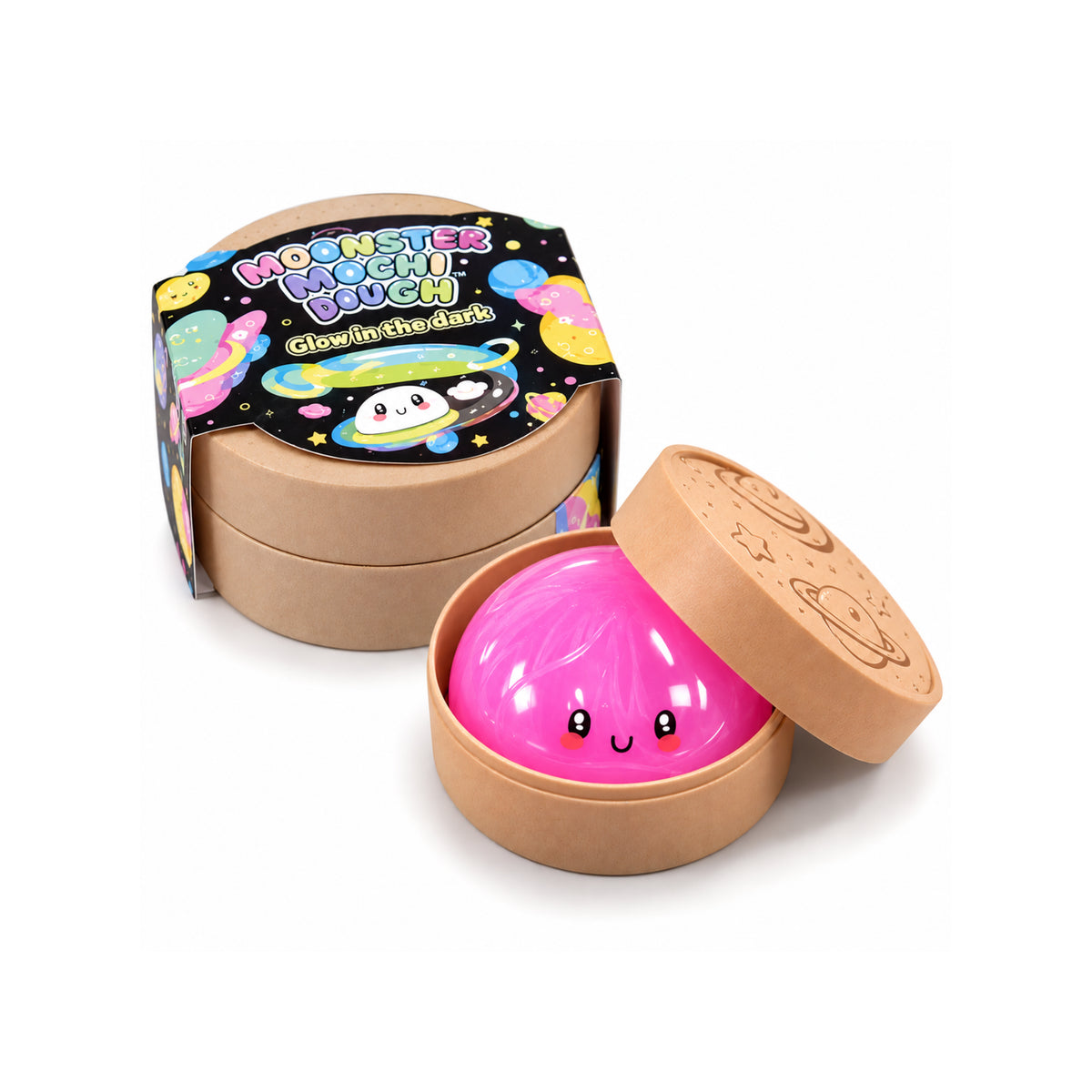 Glow-in-the-Dark Dumpling Squishy Assorted