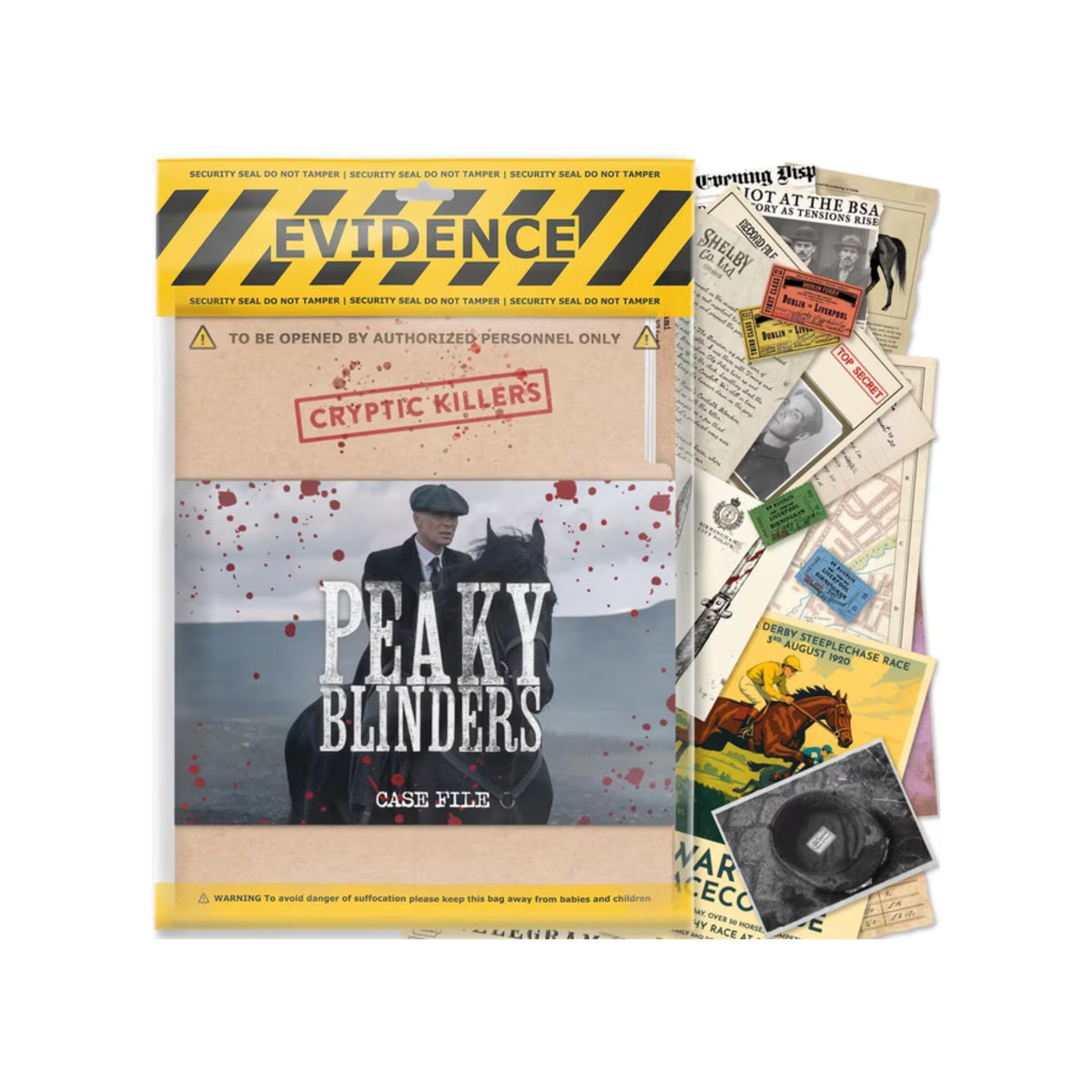 Unsolved Murder Mystery Game - Peaky Blinders - Cryptic Killers