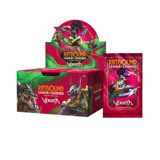 Riftbound League of Legends TCG Vendetta Booster Display