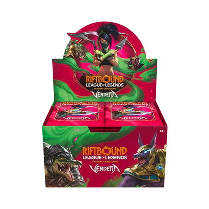 Riftbound League of Legends TCG Vendetta Booster Display