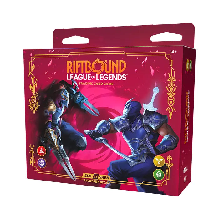 Riftbound League of Legends TCG Vendetta Showdown Deck Zed vs Shen