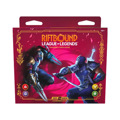 Riftbound League of Legends TCG Vendetta Showdown Deck Zed vs Shen