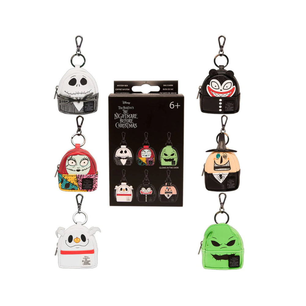 Loungefly Disney Nightmare Before Christmas Mini Backpack Keychain Mystery Box