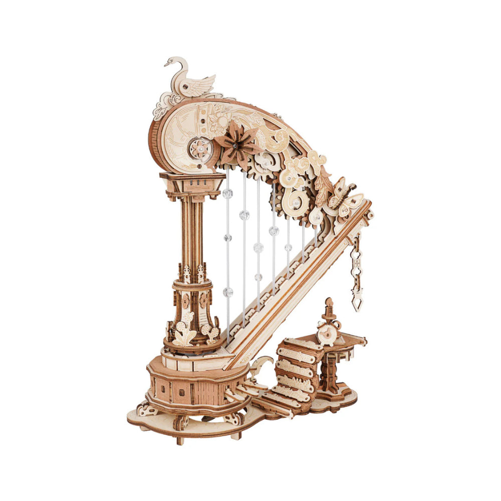 Robotime Magic Harp Music Box Wooden 3D Puzzle