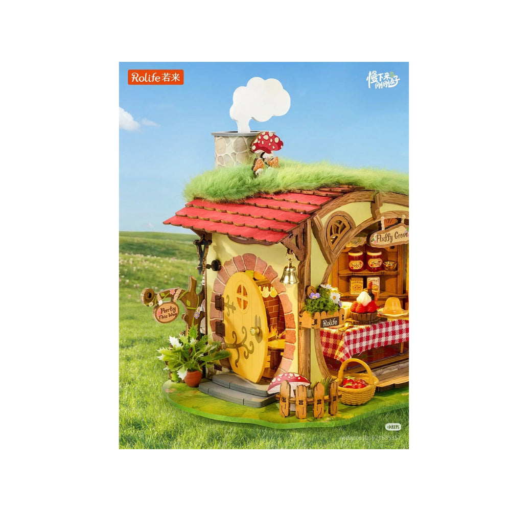 Robotime Rolife 3D Wooden Puzzle - Miniature House - Fluffy Grove