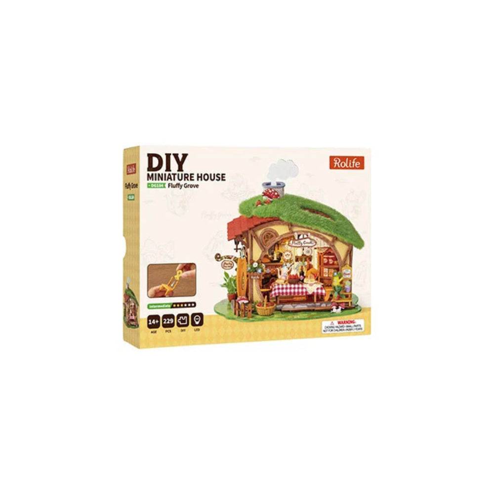 Robotime Rolife 3D Wooden Puzzle - Miniature House - Fluffy Grove