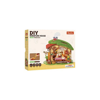 Robotime Rolife 3D Wooden Puzzle - Miniature House - Fluffy Grove