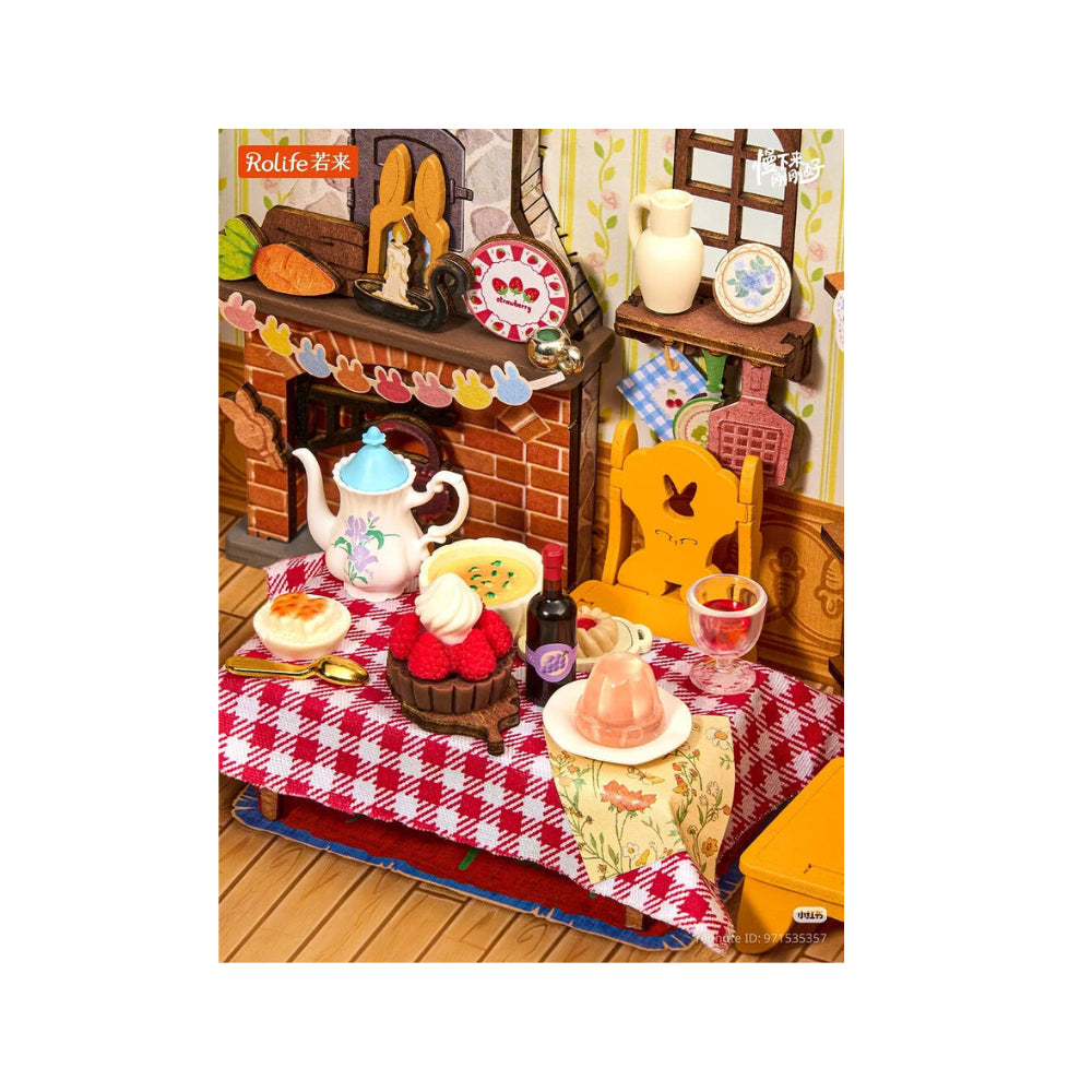 Robotime Rolife 3D Wooden Puzzle - Miniature House - Fluffy Grove