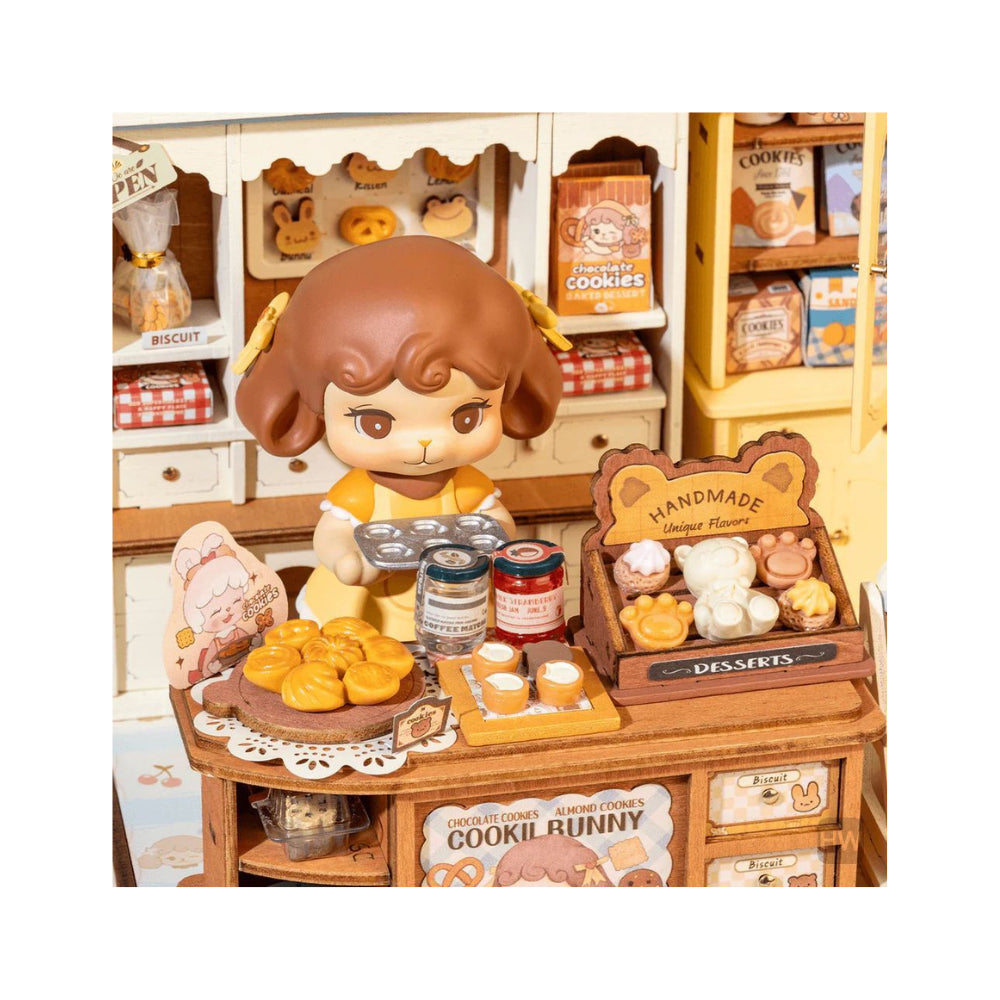 Robotime Rolife 3D Wooden Puzzle - Cookii Bunny's Cookie Shop