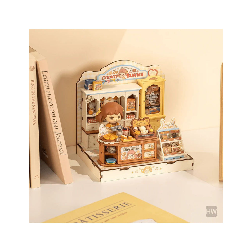 Robotime Rolife 3D Wooden Puzzle - Cookii Bunny's Cookie Shop