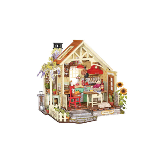 Robotime Rolife 3D Wooden Puzzle - Sunlit Farmhouse Kitchen