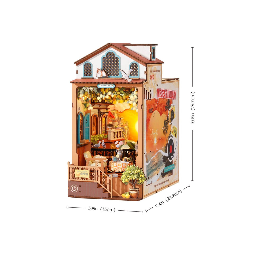 Robotime Rolife DIY Book Nook Kit - Sunset Isle