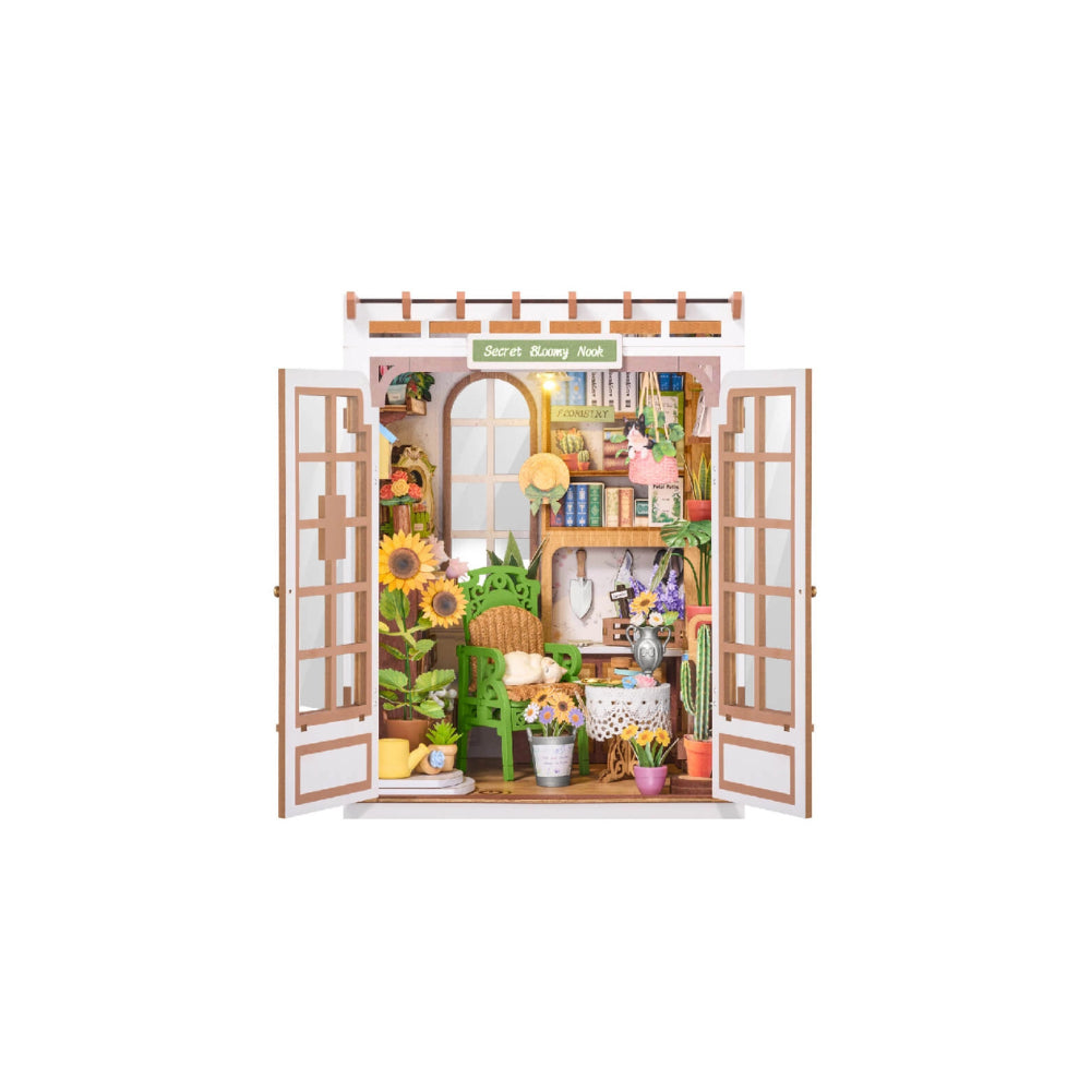 Robotime Rolife DIY Book Nook Kit - Secret Bloomy Nook