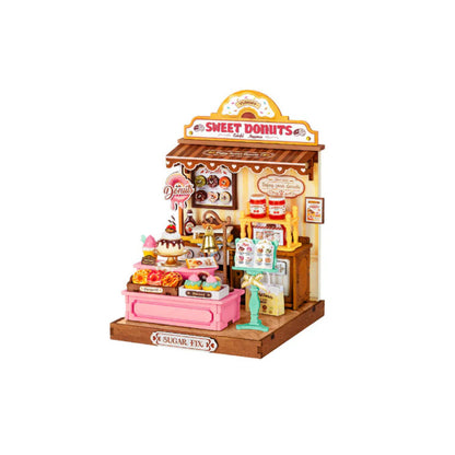 Robotime Rolife Sweetie's Donut Shop DIY Miniature House
