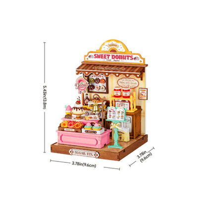 Robotime Rolife Sweetie's Donut Shop DIY Miniature House