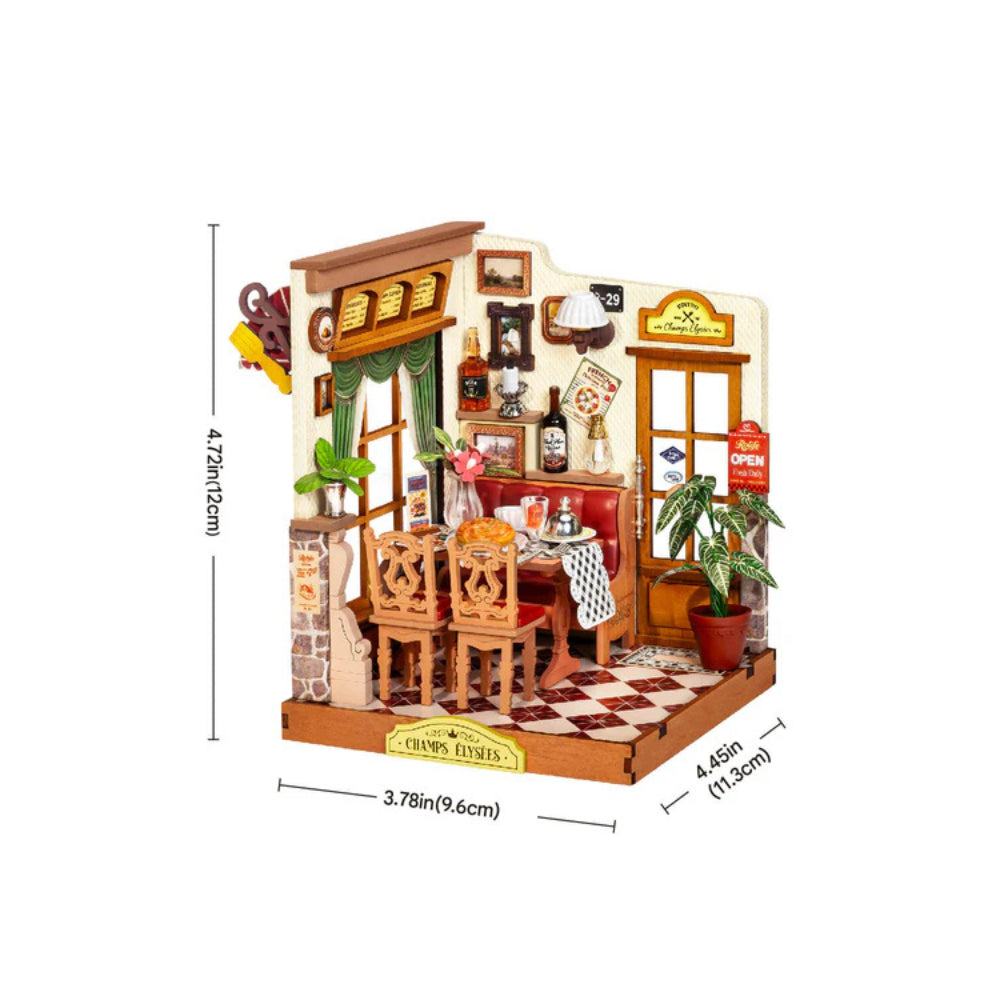 Robotime Rolife Champs-Élysées Bistro DIY Miniature House