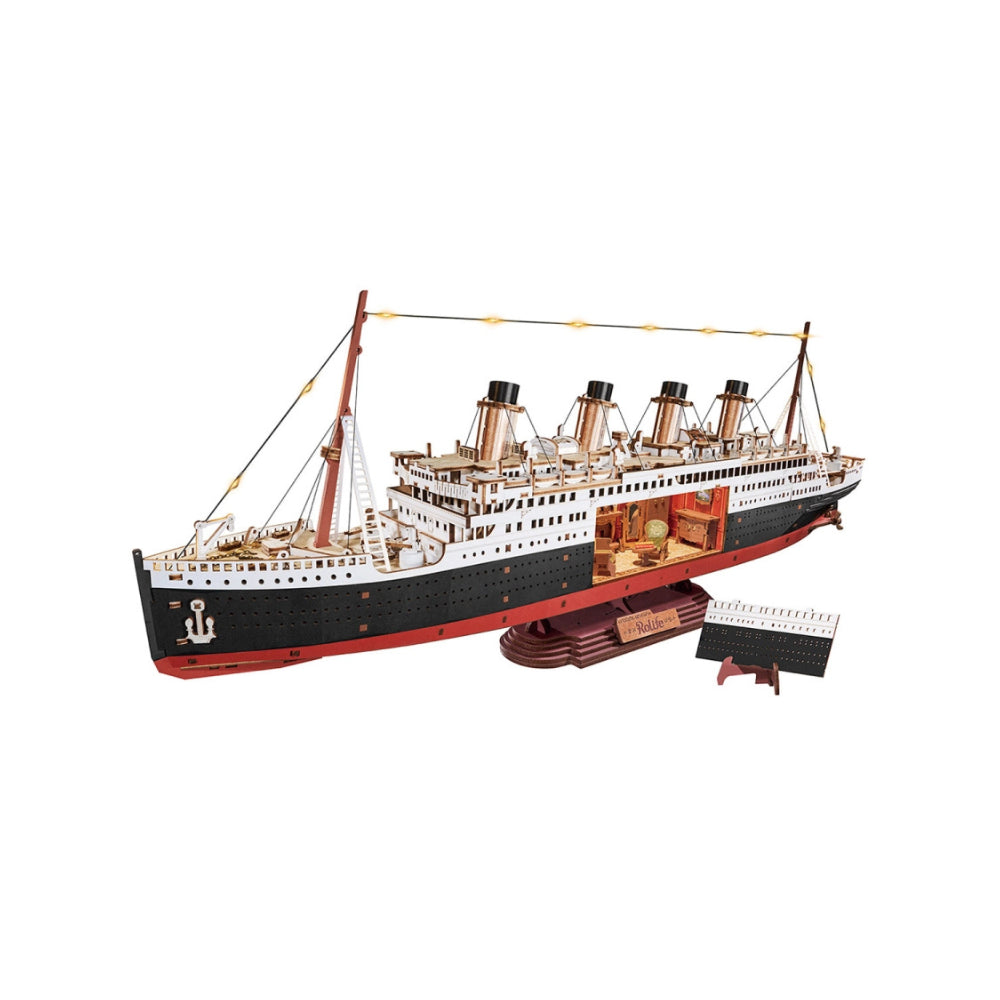 Robotime Rolife 3D Wooden Puzzle - 1912 Eternal Atlantic Voyager