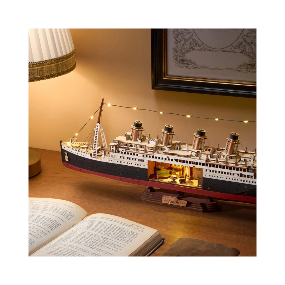 Robotime Rolife 3D Wooden Puzzle - 1912 Eternal Atlantic Voyager