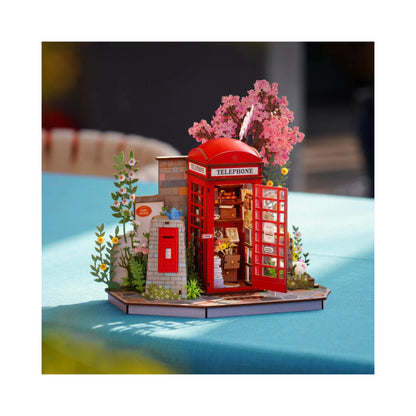 Robotime Rolife 3D Wooden Puzzle - Blossom Book Booth