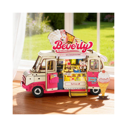 Robotime Rolife 3D Wooden Puzzle - Beverly's Ice Cream Truck