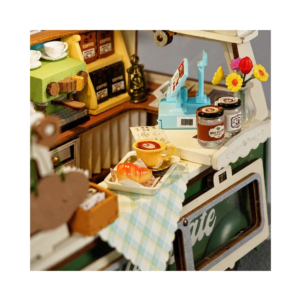 Robotime Rolife 3D Wooden Puzzle - Leo's Coffee Truck