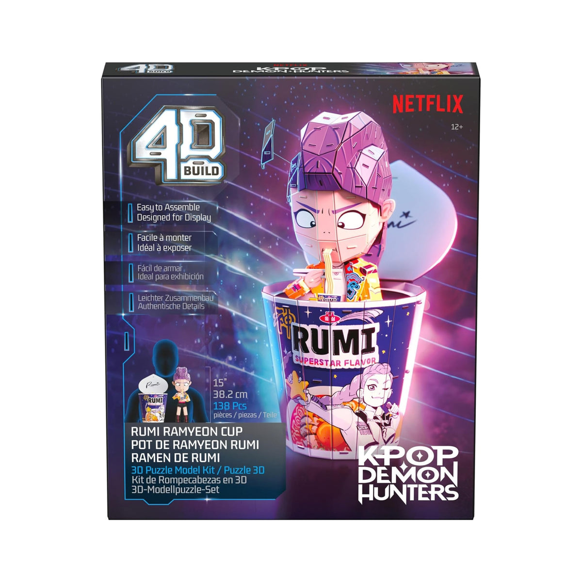 4D Build KPop Demon Hunters Rumi 3D Puzzle - 138 Pieces