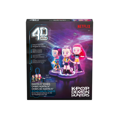KPop Demon Hunters HUNTR/X Chibi 4D Build - 212 Pieces