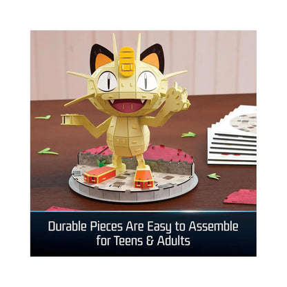 4D Build Pokémon Meowth 3D Puzzle - 137 Pieces