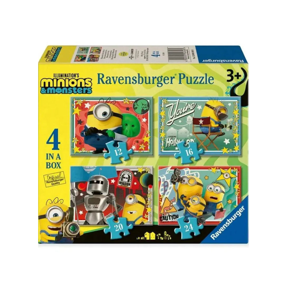 Ravensburger Minions 3 Multi-Pack - Jigsaw Puzzle Set (12, 16, 20 &amp; 24 Pieces)