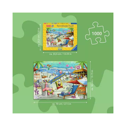 Ravensburger SpongeBob SquarePants - Beach Fun at the Goo Lagoon Jigsaw Puzzle 1000 Piece