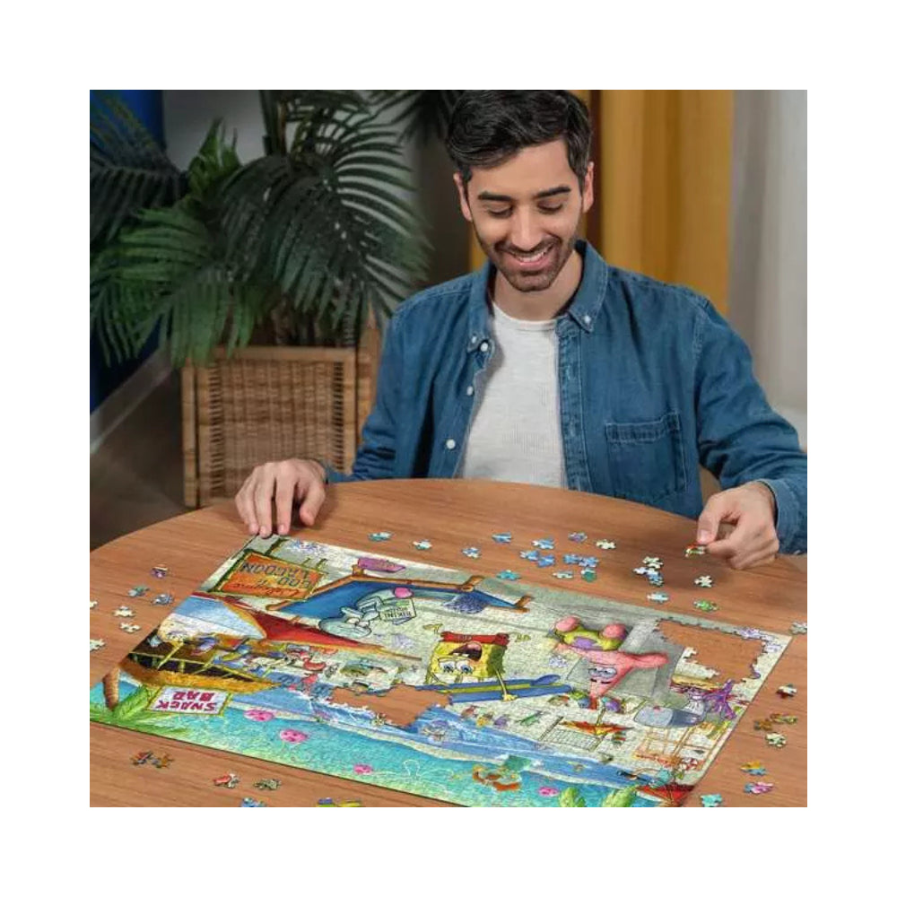 Ravensburger SpongeBob SquarePants - Beach Fun at the Goo Lagoon Jigsaw Puzzle 1000 Piece