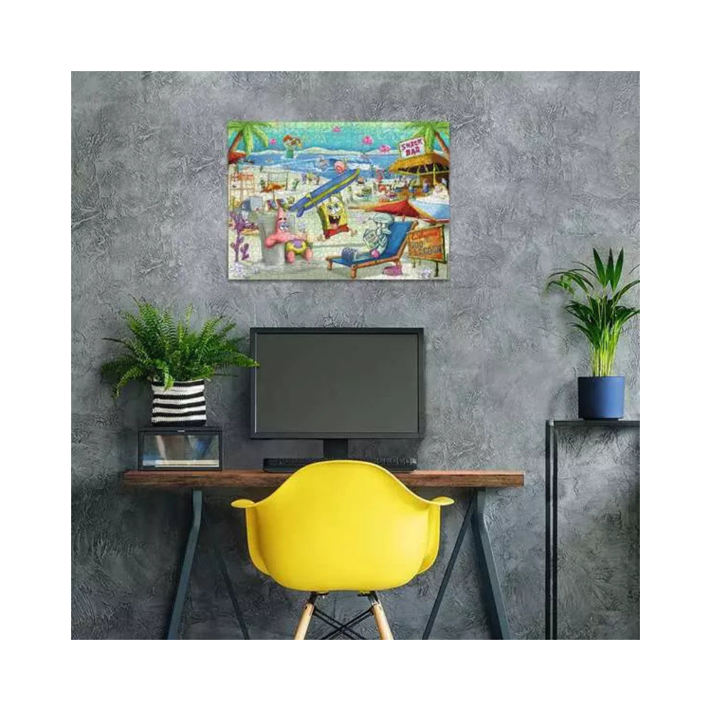 Ravensburger SpongeBob SquarePants - Beach Fun at the Goo Lagoon Jigsaw Puzzle 1000 Piece
