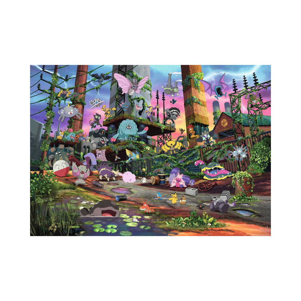 Ravensburger Pokémon Jolteon and Reclaimed Power Plant 1000 Piece