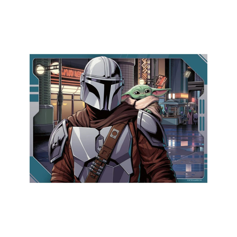 Ravensburger Star Wars The Mandalorian & Grogu puzzle - 4x100pcs