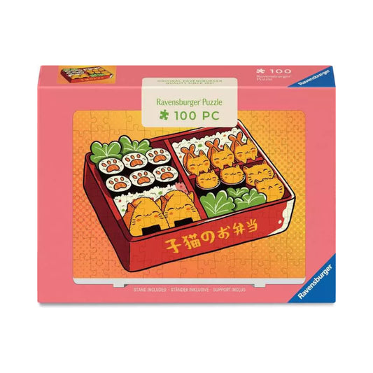 Ravensburger Kawaii Cats In Bento Box Jigsaw Puzzle 100 Piece