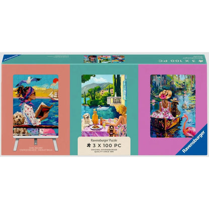 Ravensburger Have Dog 3 x 100 Piece - Mini Jigsaw Puzzle