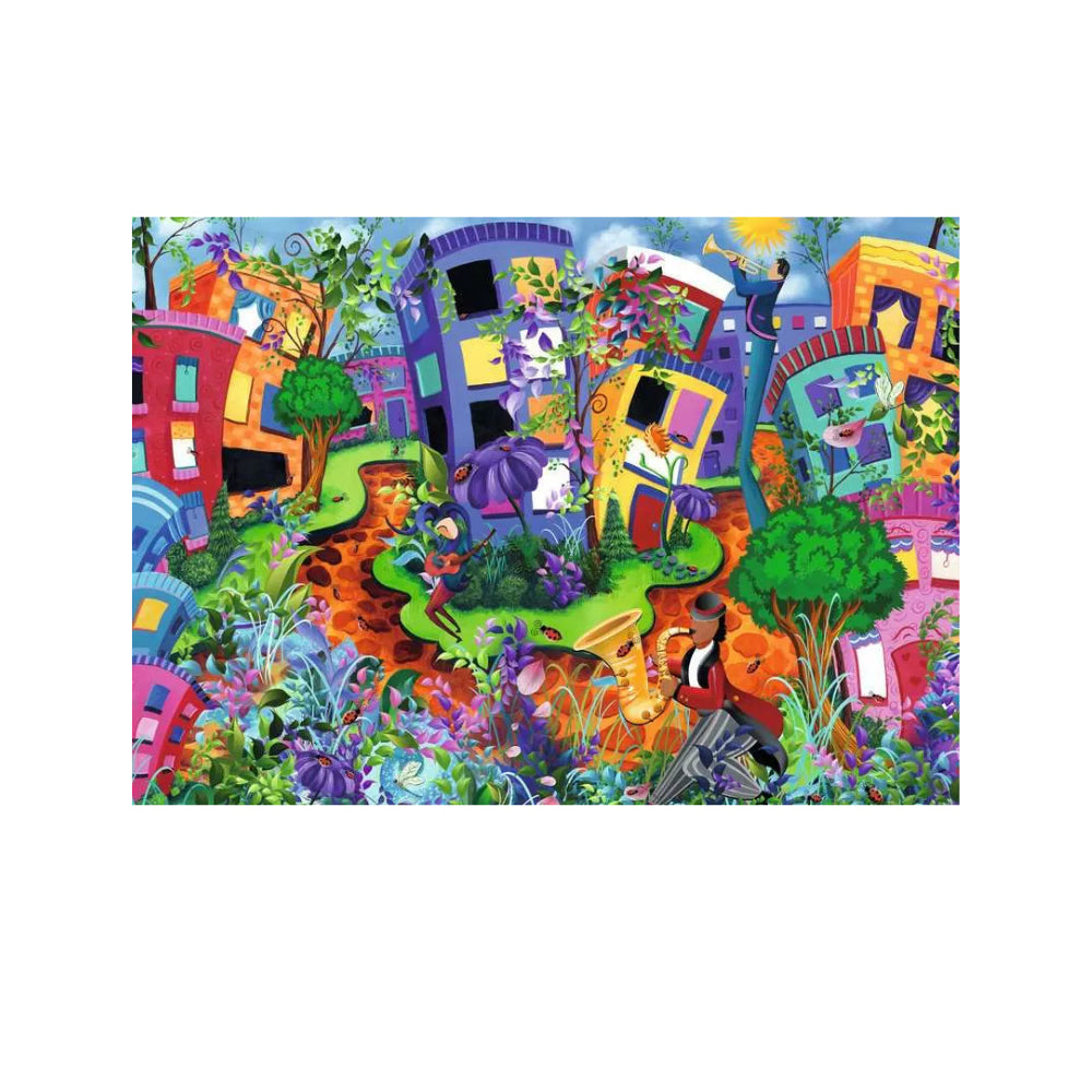 Ravesnburger Lady Bug Lane - 1000 Piece Jigsaw Puzzle