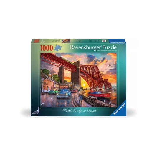 Ravensburger FORTH BRIDGE AT SUNSET - 1000 Piece Jigsaw Puzzle
