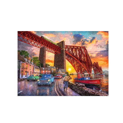Ravensburger FORTH BRIDGE AT SUNSET - 1000 Piece Jigsaw Puzzle