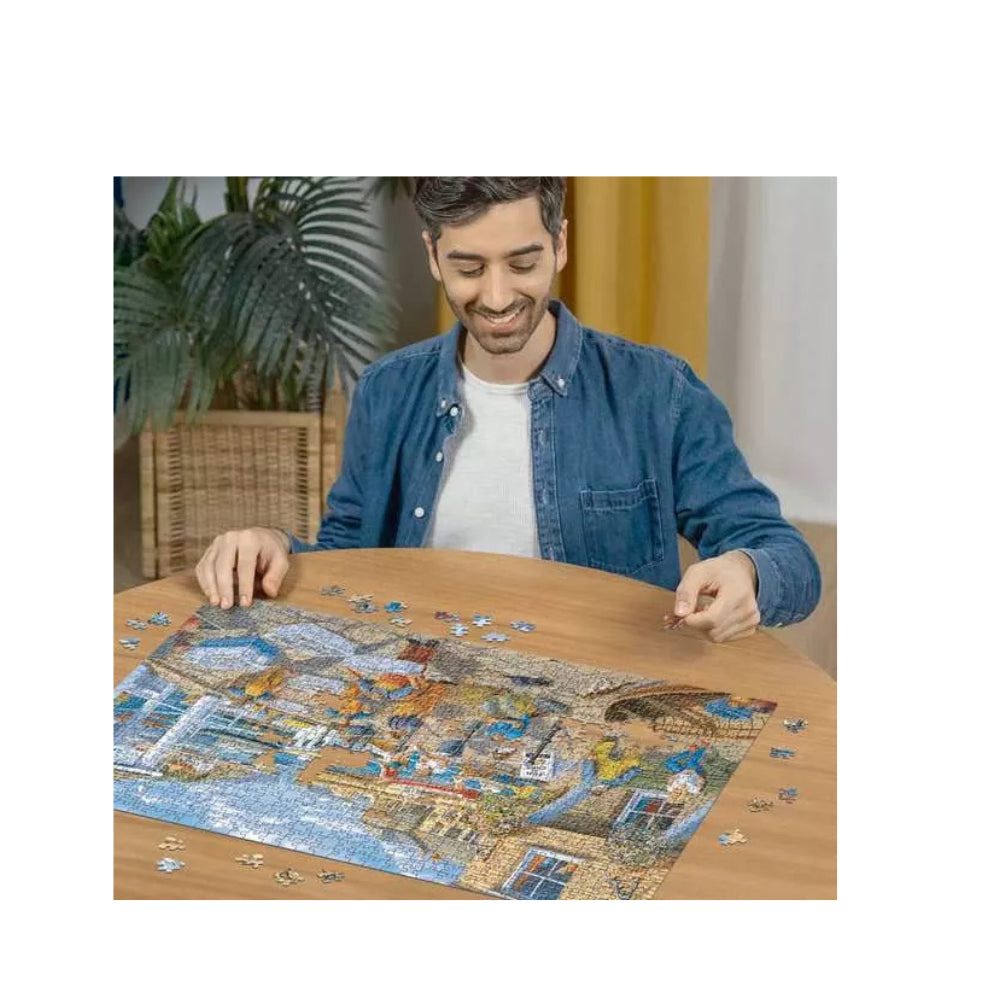 Ravensburger FISHERMANS LIFE - 1000 Piece Jigsaw Puzzle