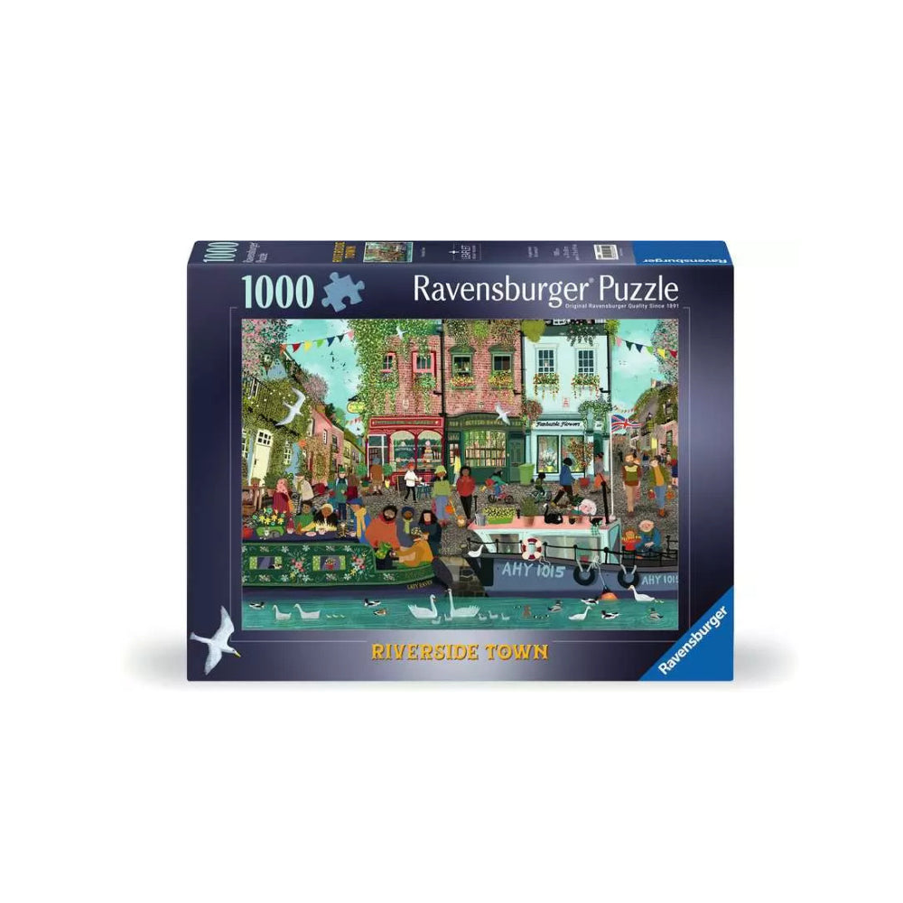 Ravensburger RIVERSIDE TOWN 1000 piece - Jigsaw Puzzle