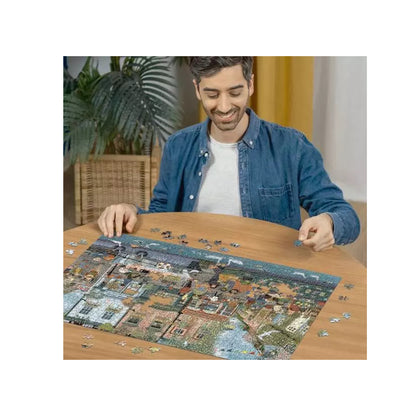 Ravensburger RIVERSIDE TOWN 1000 piece - Jigsaw Puzzle