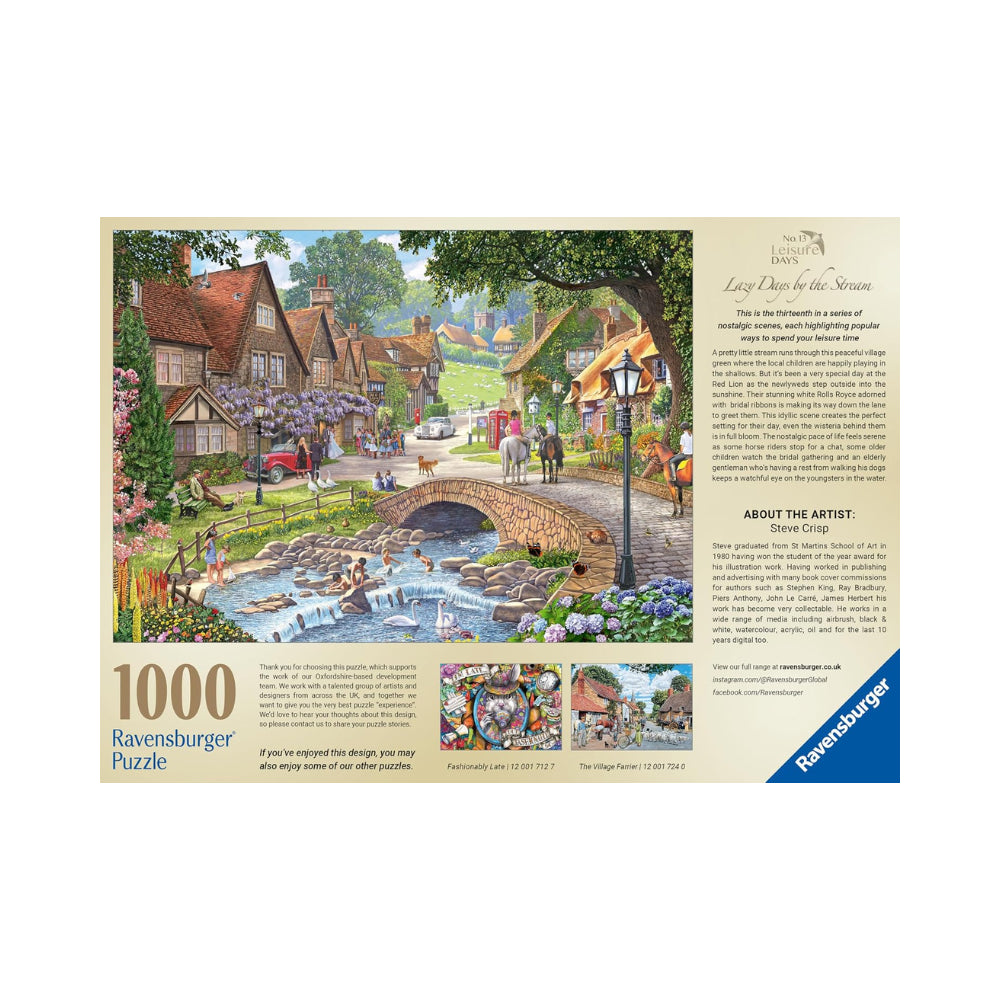 Ravensburger Leisure Days No.13: By the Stream Jigsaw Puzzle 1000 Piece